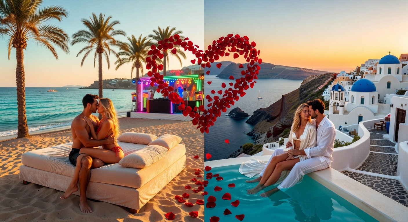 Ibiza vs Santorini: Erotic Couples Retreats 2026