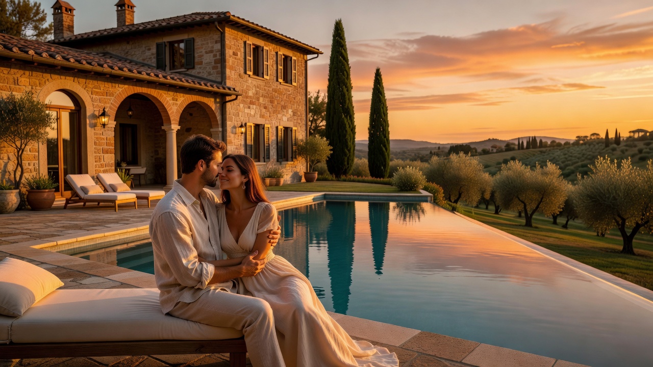 Tuscan Villa Escapes: A Sensual Travel Case Study for Couples